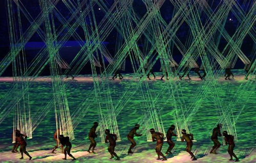 2016里约奥运投影艺术
