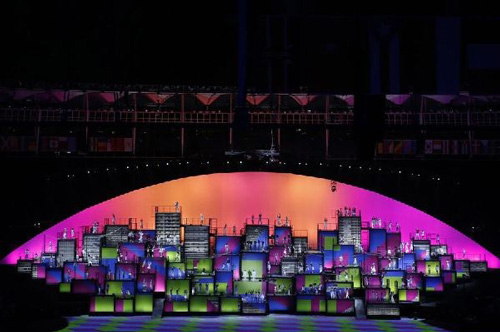 2016里约奥运投影艺术